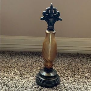 Glass/ brass decoration